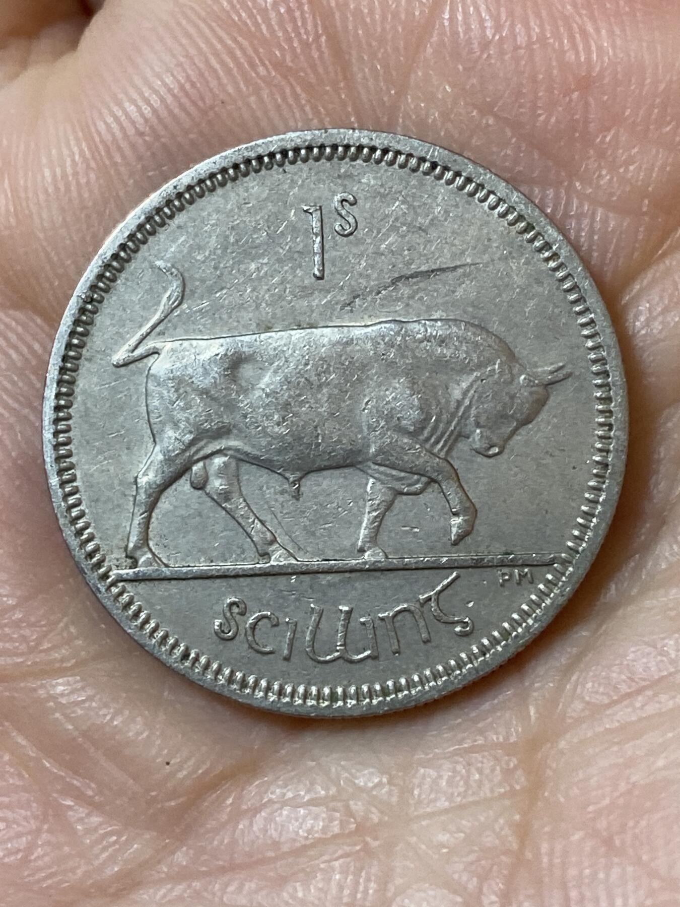 2026年第二十五场(总第一百九十四场）外国好品散币场(免佣金) 爱尔兰🇮🇪1963年1先令(共和国时期第一套第二版)