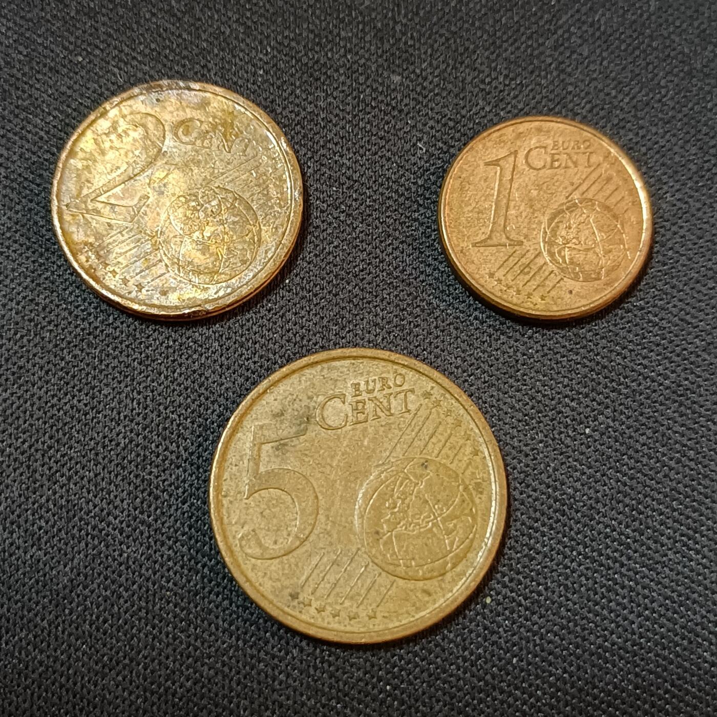 【游宝拍卖】丙午蛇马年第2期 西班牙 1欧分/2欧分/5欧分