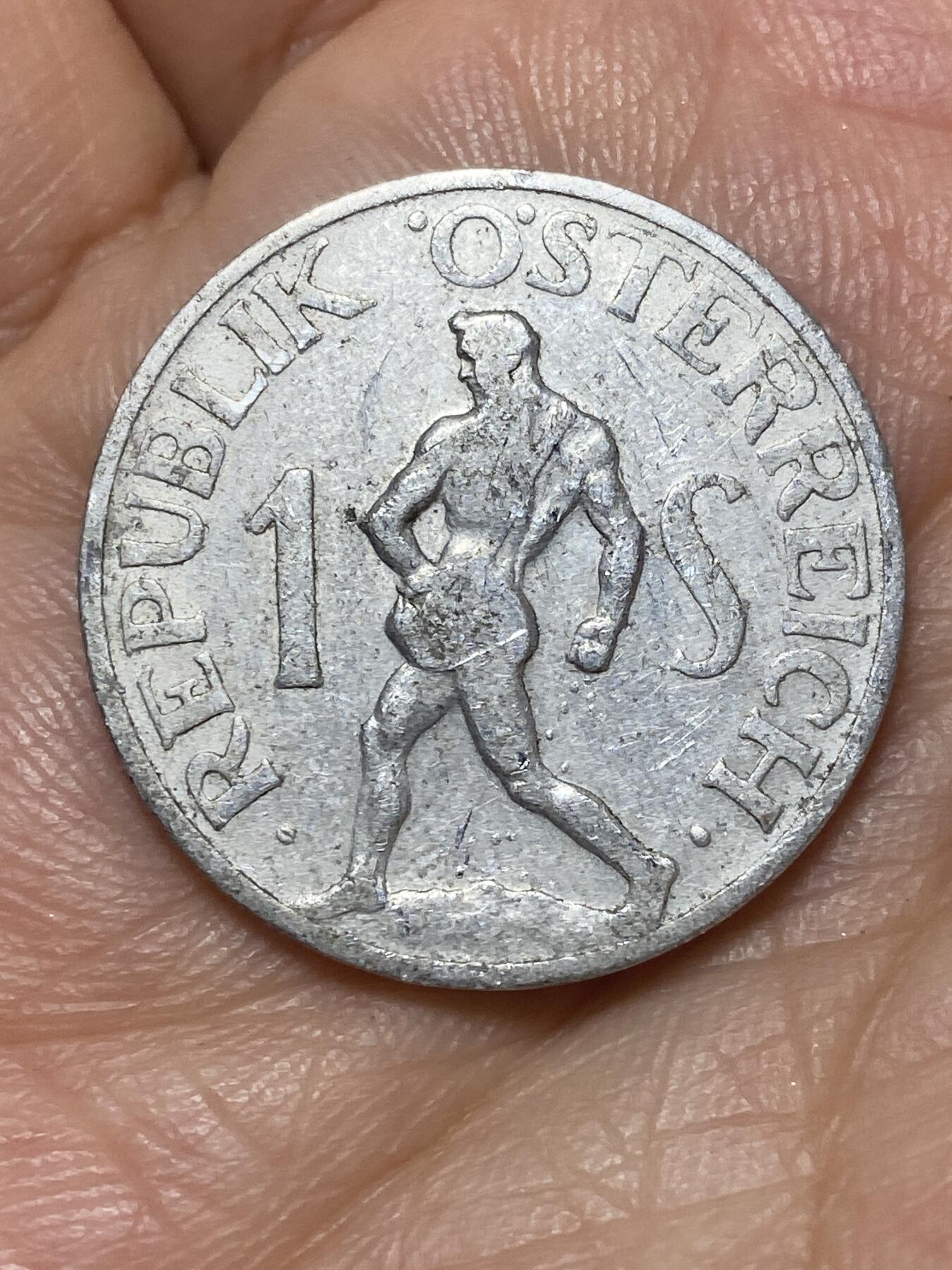 2026年第二十六场(总第一百九十五场）外国好品散币场(免佣金) 奥地利🇦🇹1947年1先令(二战后共和国第一套)