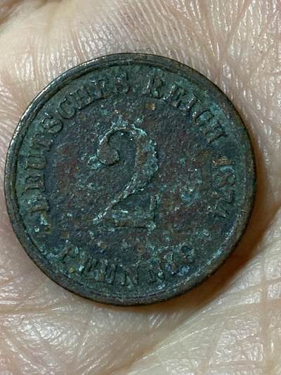 2026年第二十五场(总第一百九十四场）外国好品散币场(免佣金) - 德意志帝国1874年2芬尼(威廉一世时期，A标，柏林造)