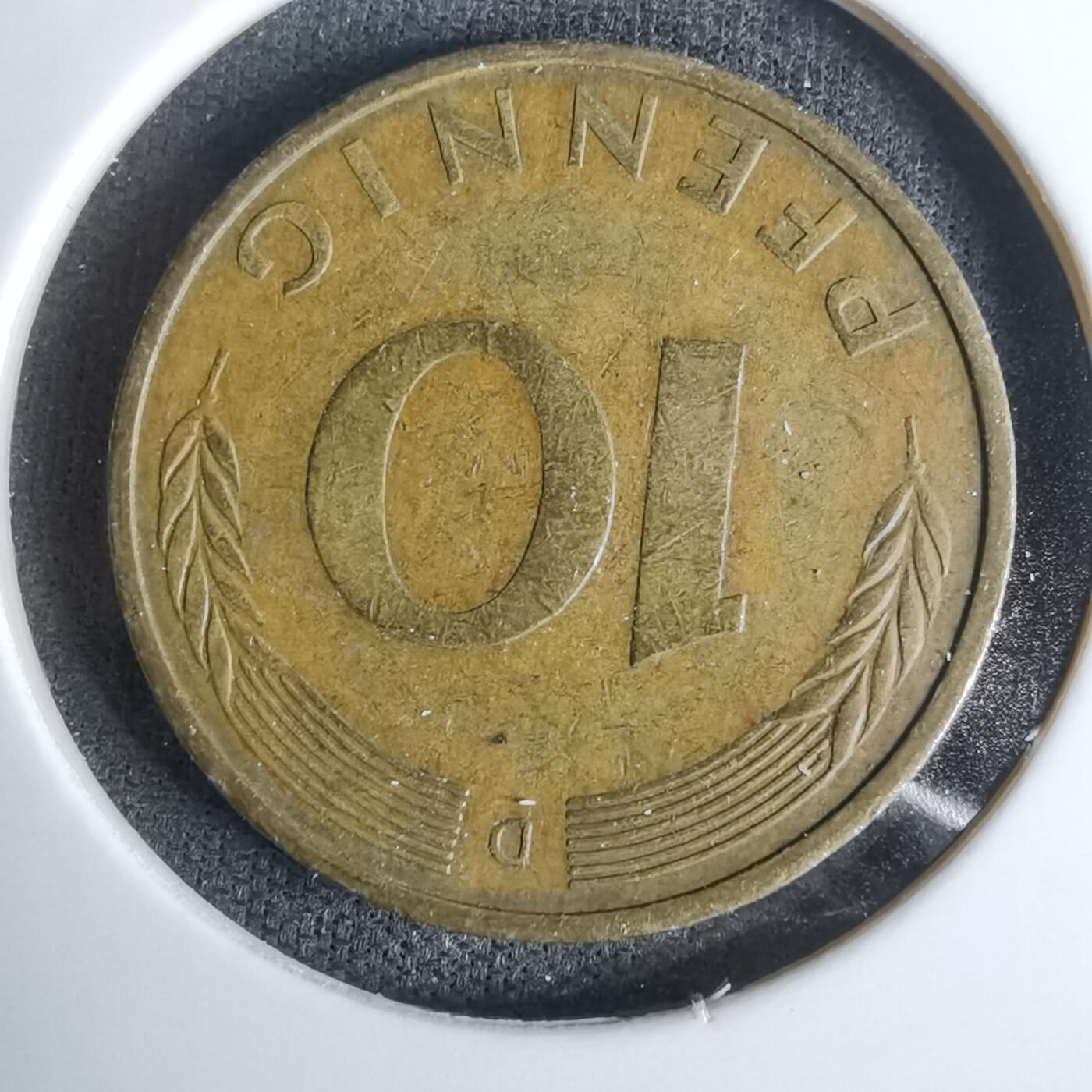 沼泽如烟--第994场 德国1971年10芬尼