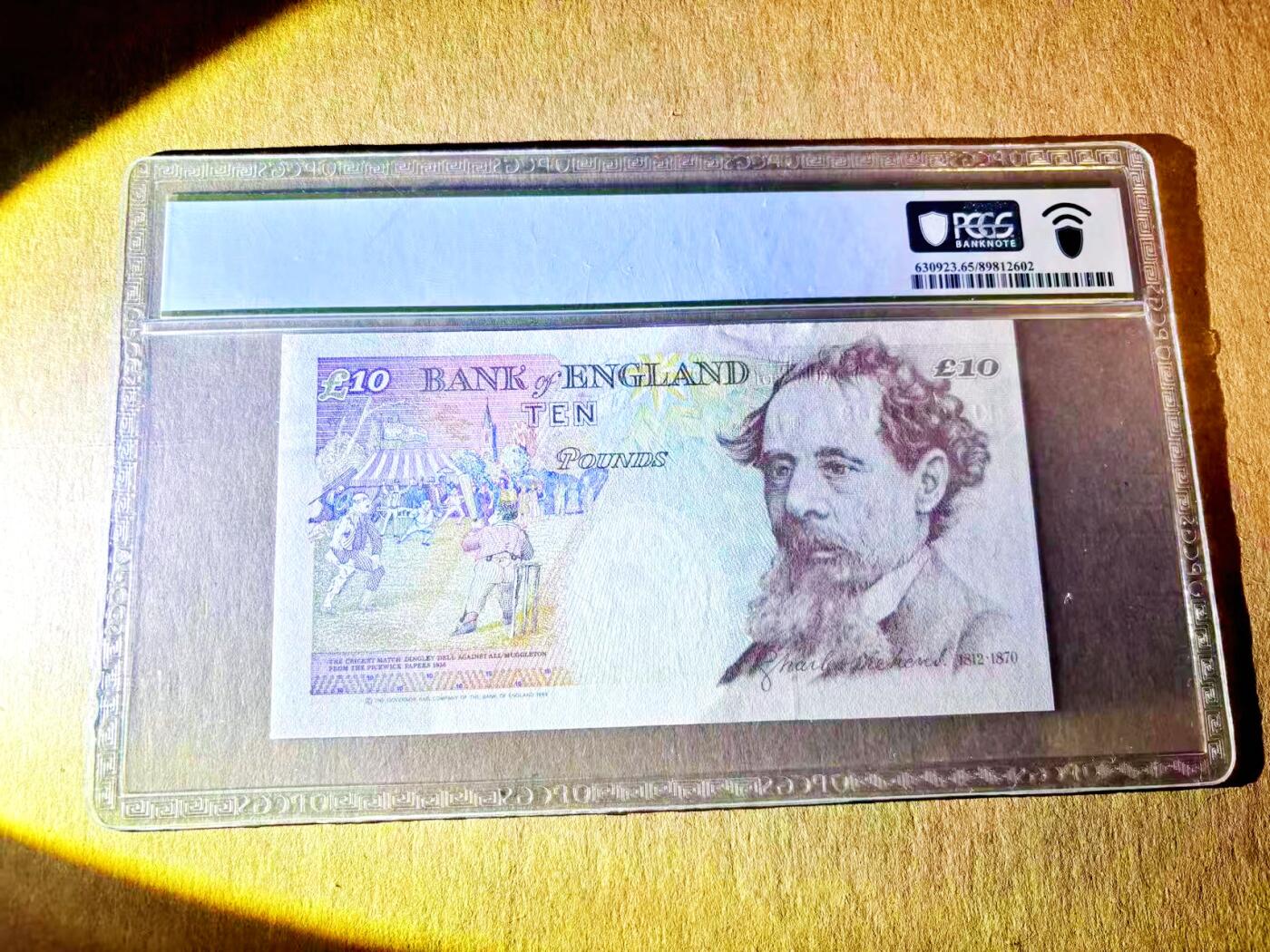 【Blue Auction】世界纸币精拍第787期——18级TOP拍卖/信誉/品质/专业/高效💫  英国 E序列 1993年10镑 PCGS65EPQ 