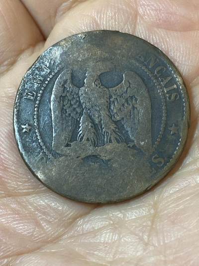 2026年第二十五场(总第一百九十四场）外国好品散币场(免佣金) - 法兰西第二帝国1857年10生丁(拿破仑三世第一版，MA标马赛造)