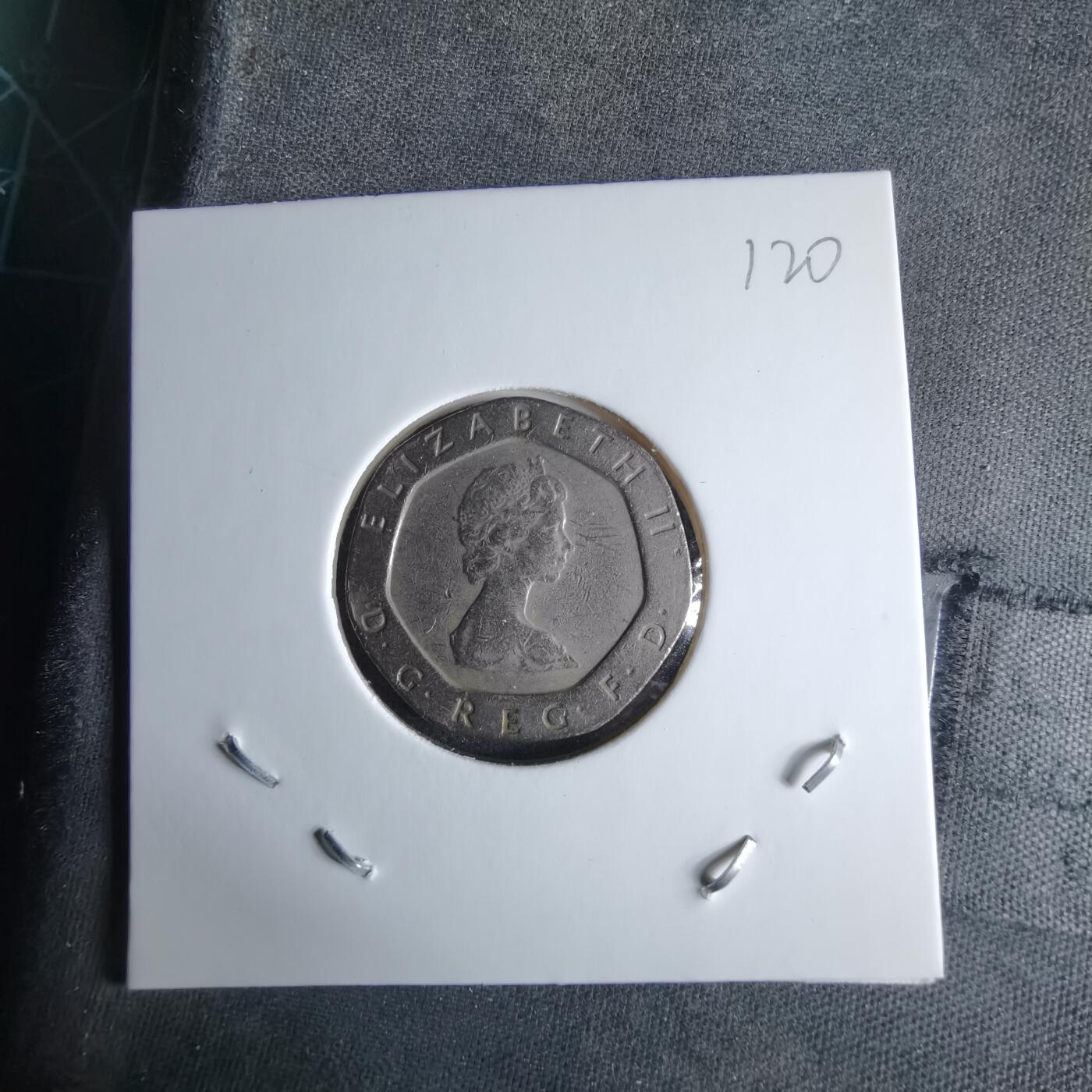 沼泽如烟--第995场 英国1982年20便士