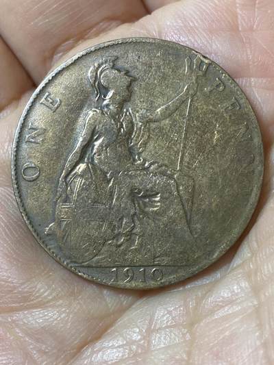 2026年第二十五场(总第一百九十四场）外国好品散币场(免佣金) - 英国🇬🇧1910年1便士(爱德华七世时期)