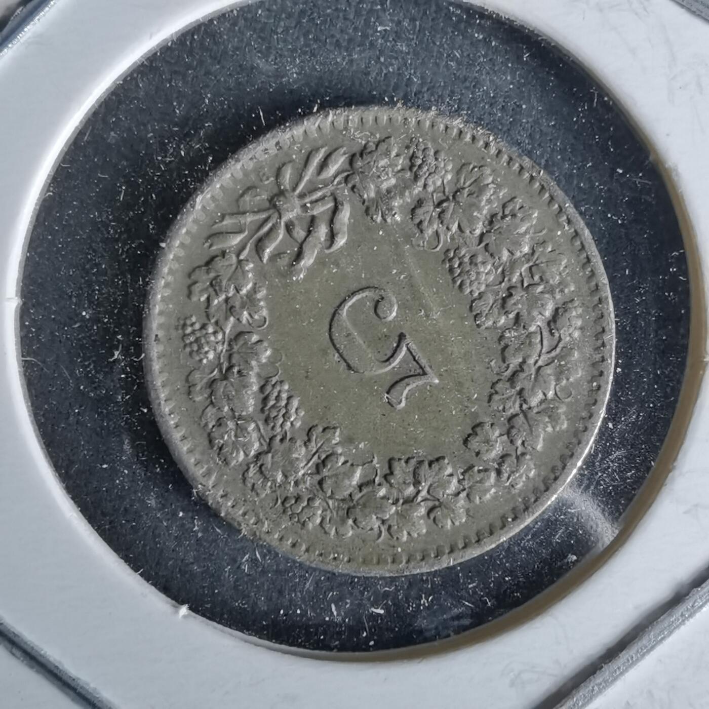 沼泽如烟--第993场 瑞士1963年五分