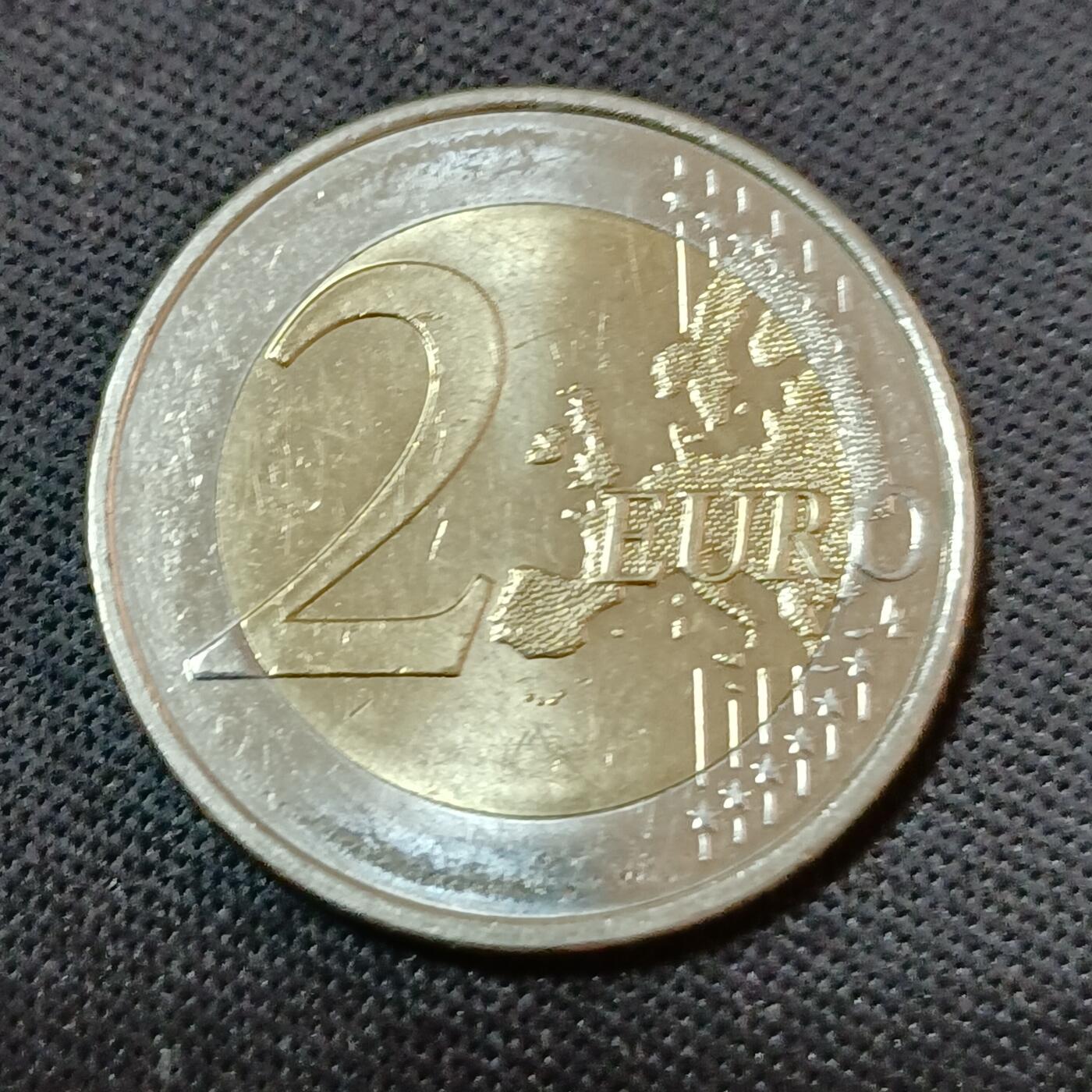 【游宝拍卖】丙午蛇马年第2期 西班牙2020年2欧元纪念币