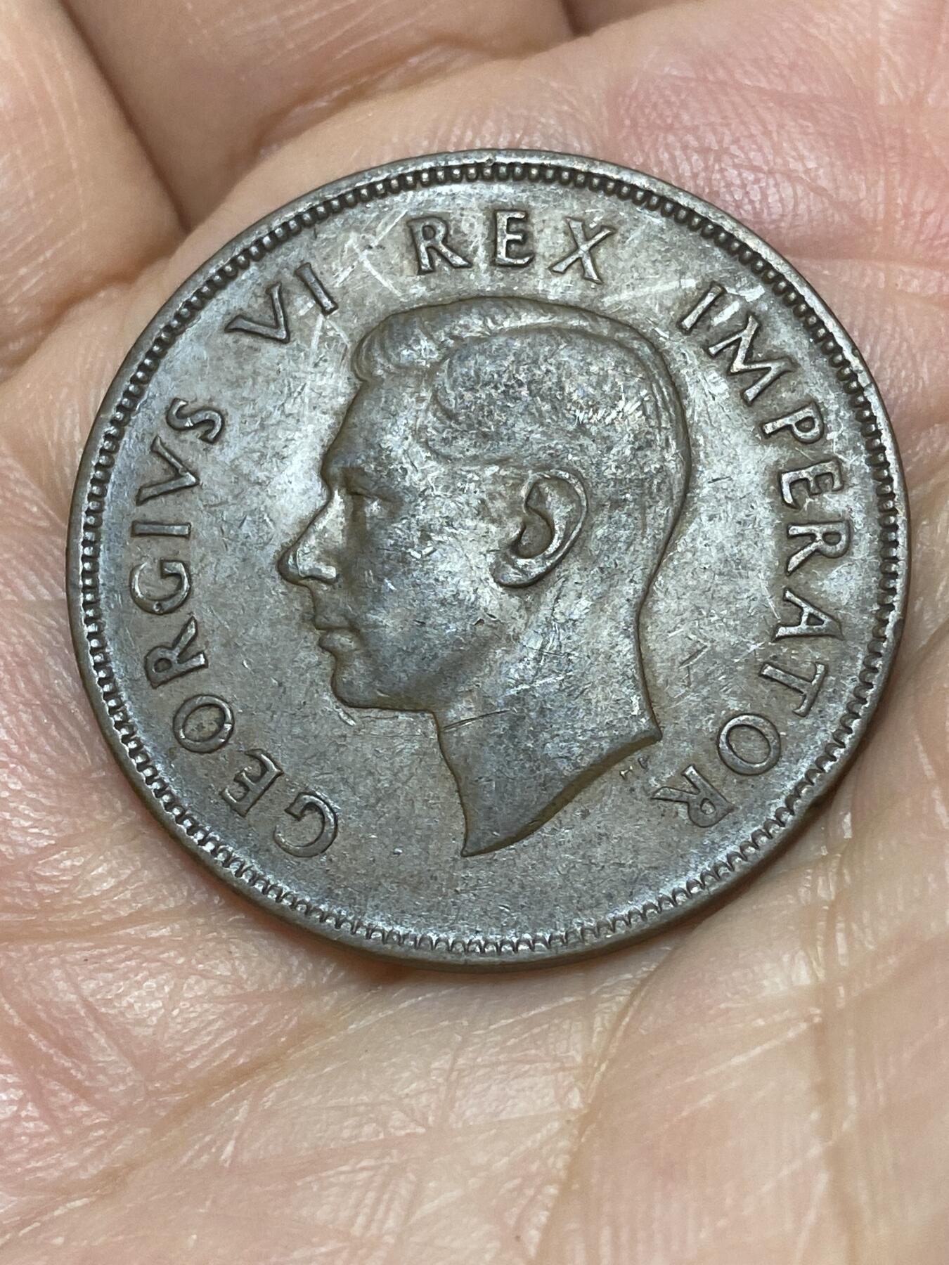 2026年第二十六场(总第一百九十五场）外国好品散币场(免佣金) 少见–英属南非1940年1便士(乔治六世第一版，Without star after date–年份后无星版)