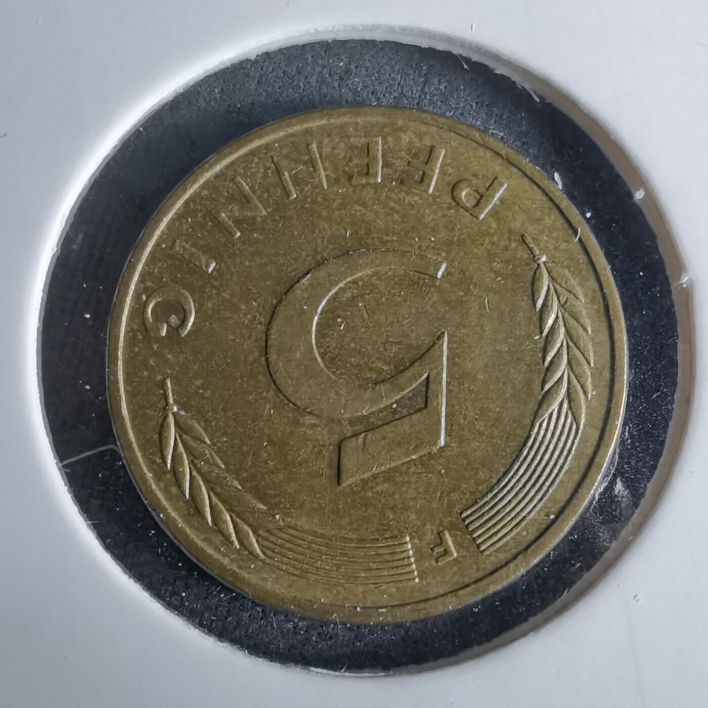 沼泽如烟--第995场 德国1988年5芬尼