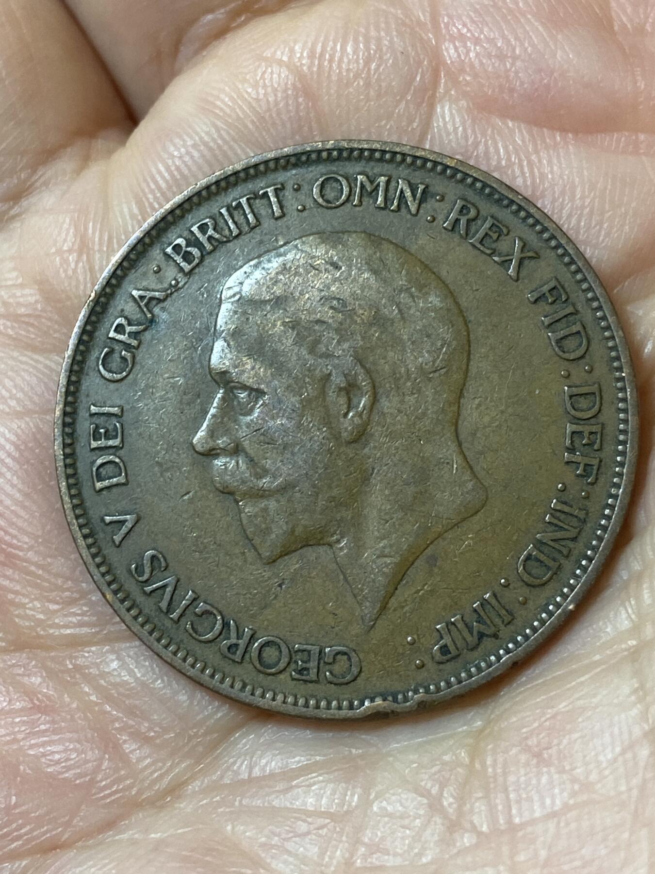 2026年第二十五场(总第一百九十四场）外国好品散币场(免佣金) 英国🇬🇧1934年1便士(乔治五世第三版)