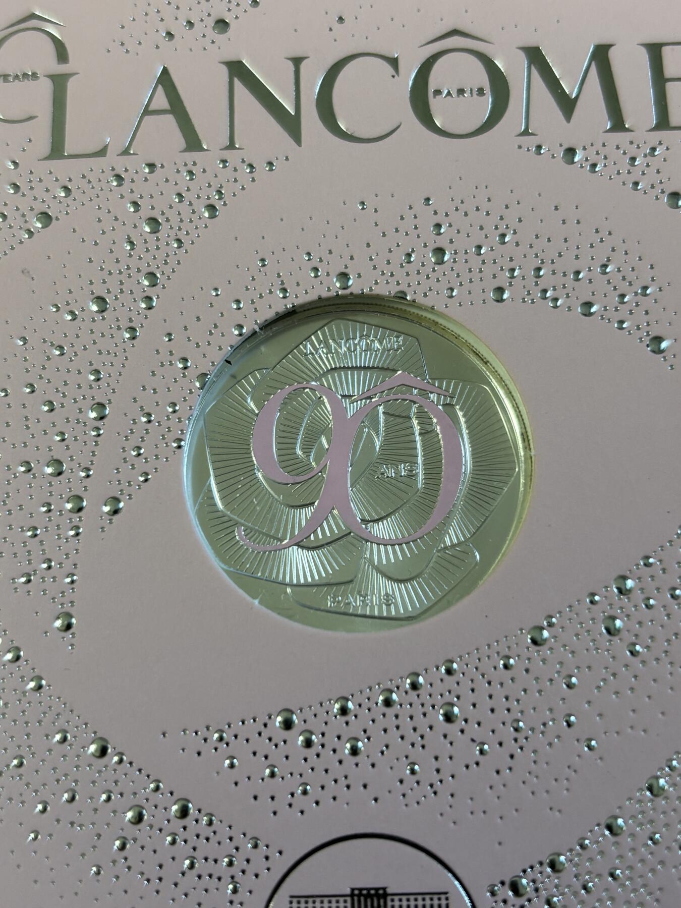 第191期拍卖 卡装法国造币厂2025年法兰西瑰宝系列兰蔻铜镍合金纪念章