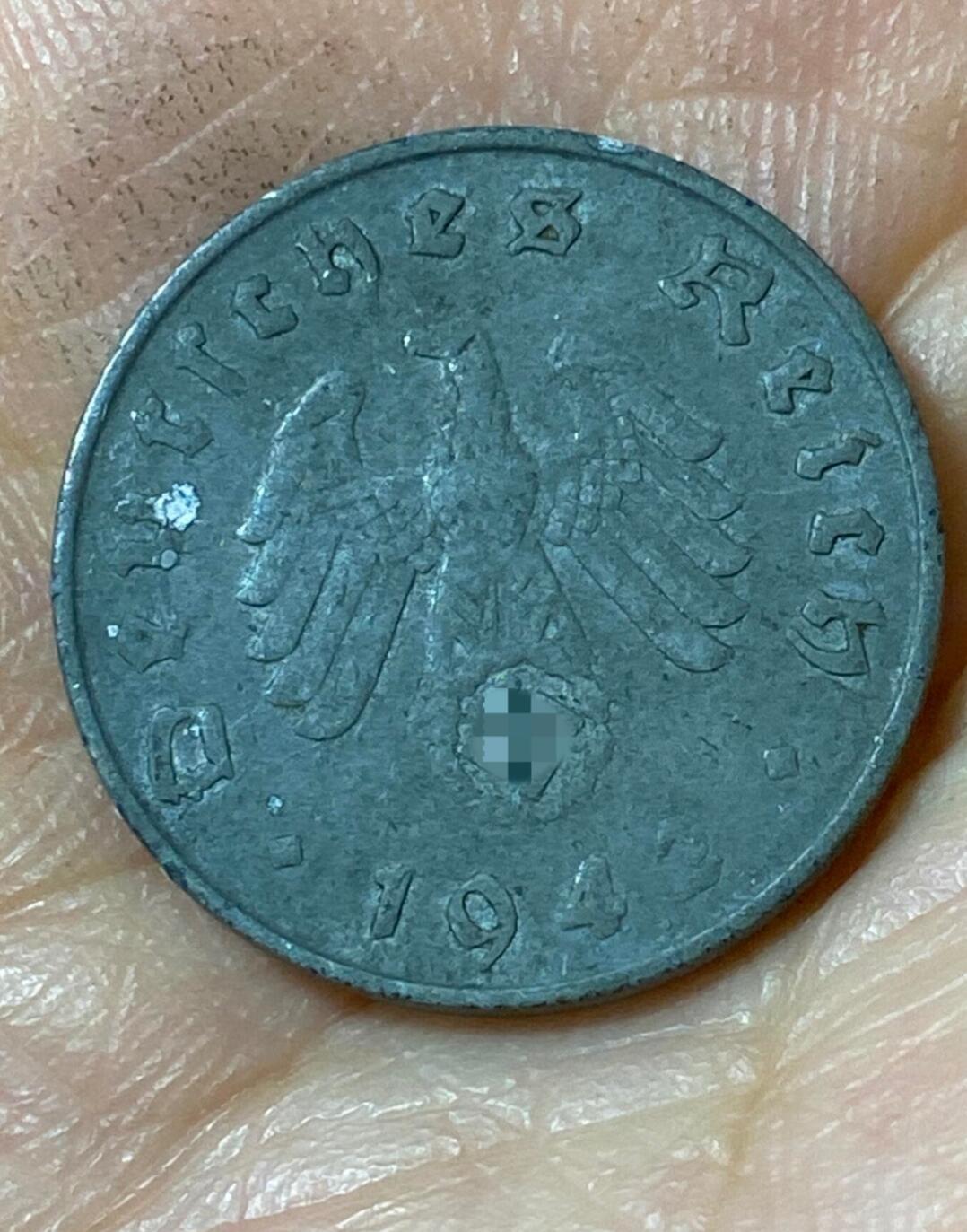 2026年第二十五场(总第一百九十四场）外国好品散币场(免佣金) 德意志第三帝国1942年10芬尼(G标，卡尔斯鲁厄造)