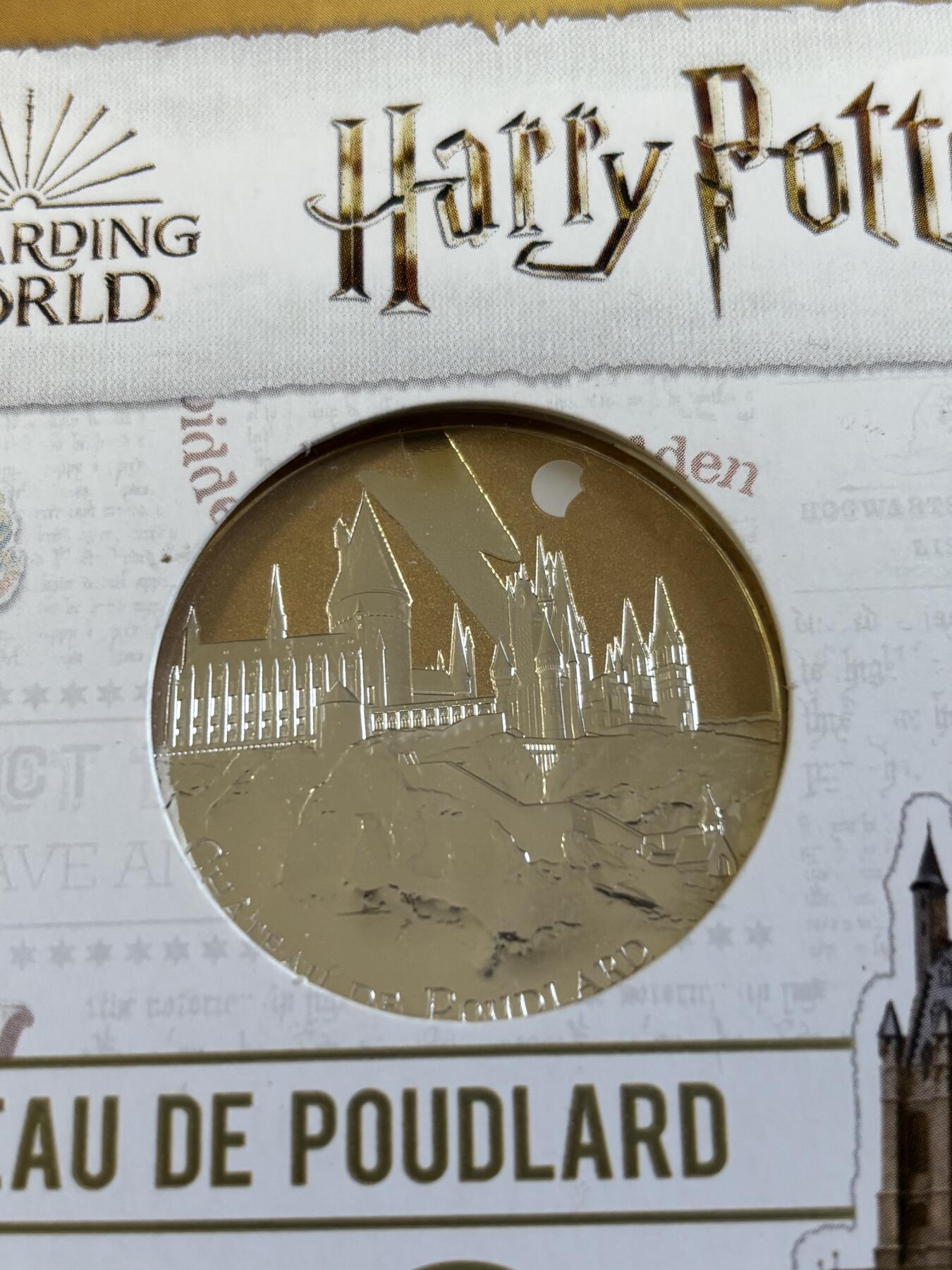 第191期拍卖 法国2021年哈利波特系列霍格沃茨魔法学校50欧银币，900银，41克，发行20000枚