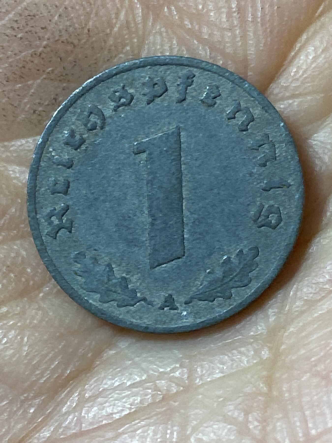 2026年第二十五场(总第一百九十四场）外国好品散币场(免佣金) 德意志第三帝国1941年1芬尼(A标，柏林造)