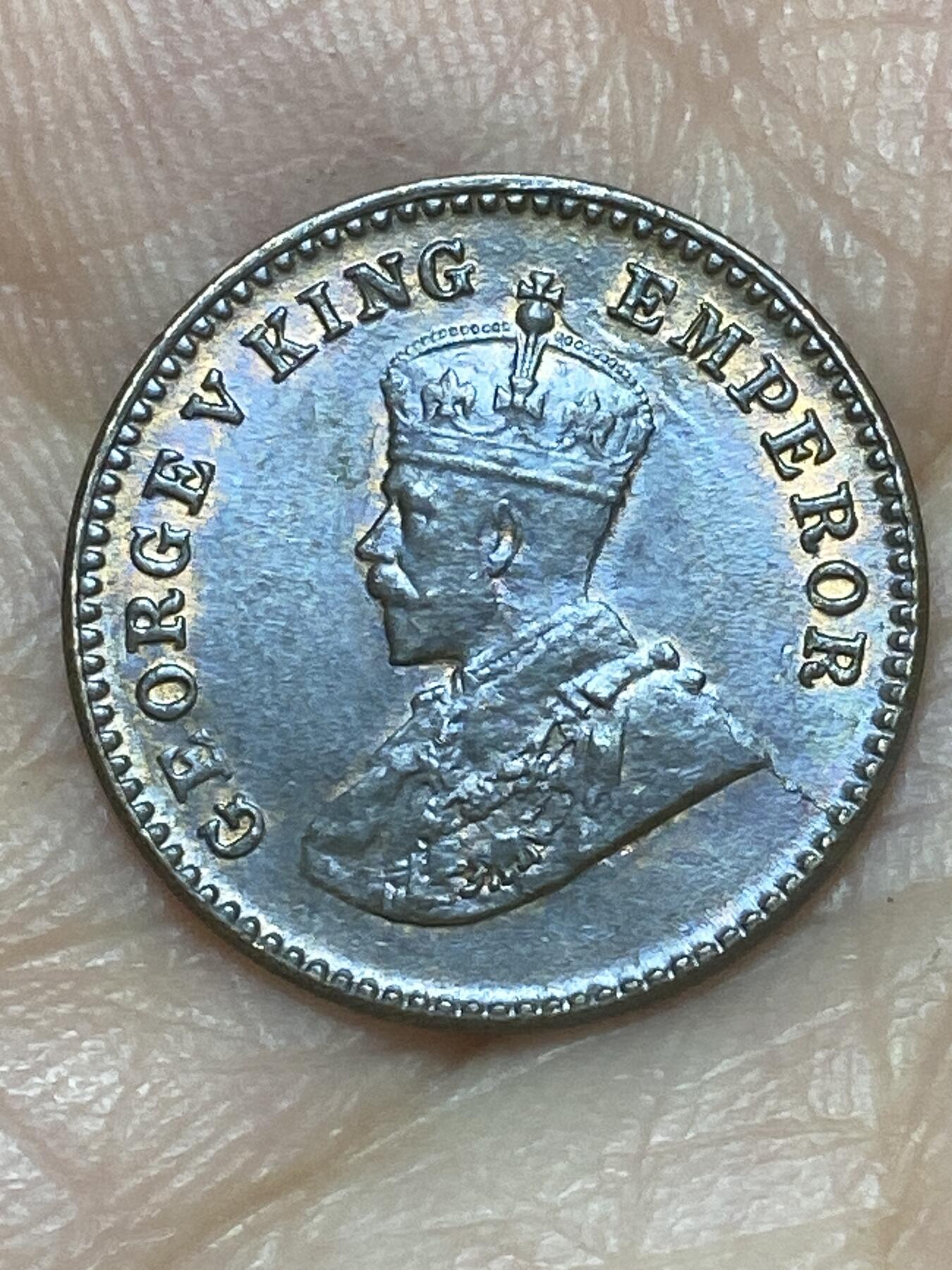 2026年第二十六场(总第一百九十五场）外国好品散币场(免佣金) 好品–英属印度1920年1/12安娜(乔治五世时期，C版加尔各答造)