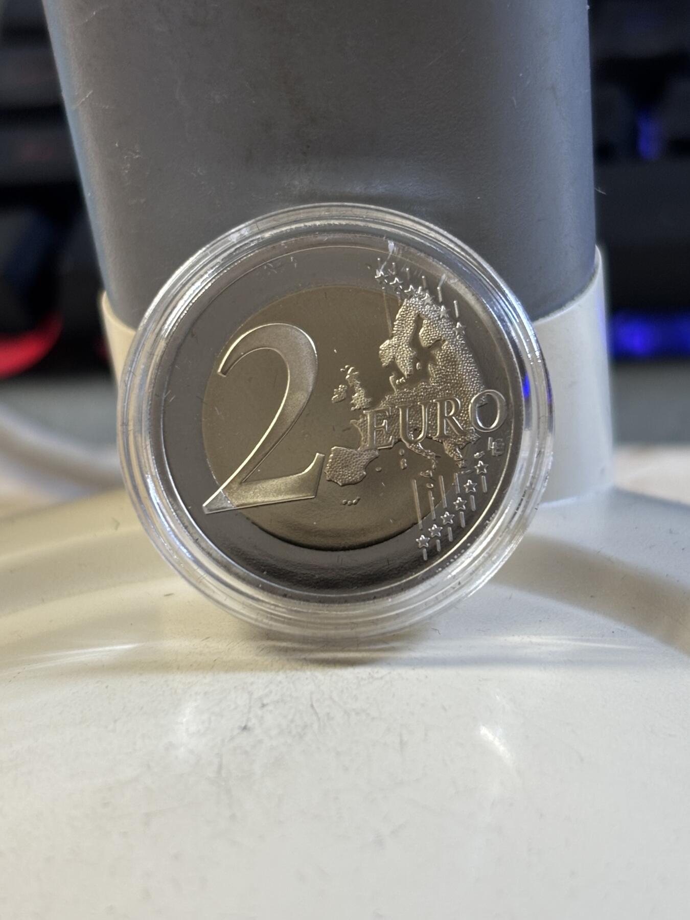 第191期拍卖 希腊2024年佩内洛普 德尔塔150周年2欧精制纪念币，8.5克，发行3500枚