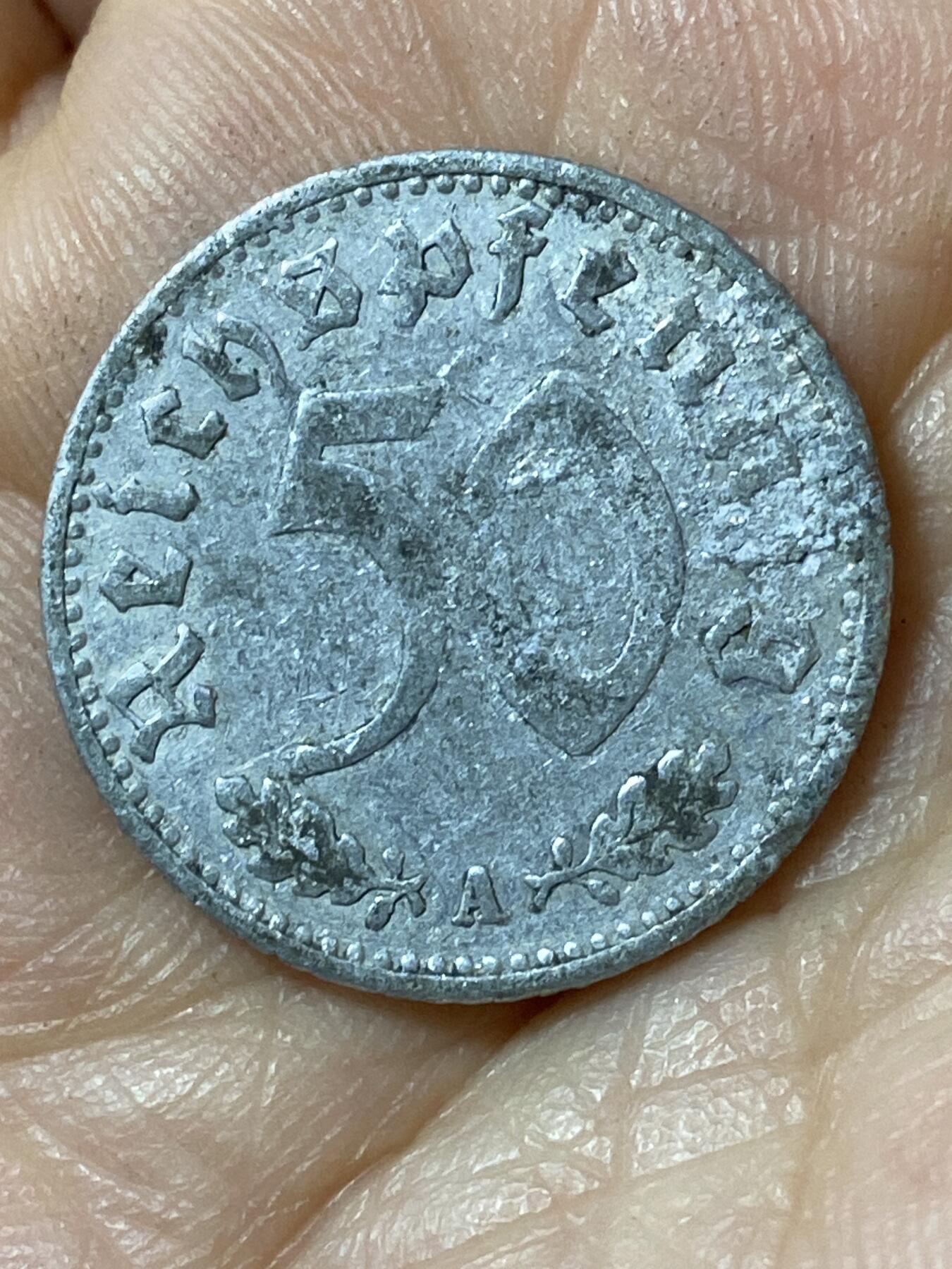 2026年第二十五场(总第一百九十四场）外国好品散币场(免佣金) 德意志第三帝国1935年50芬尼(第一版，A标，柏林造)