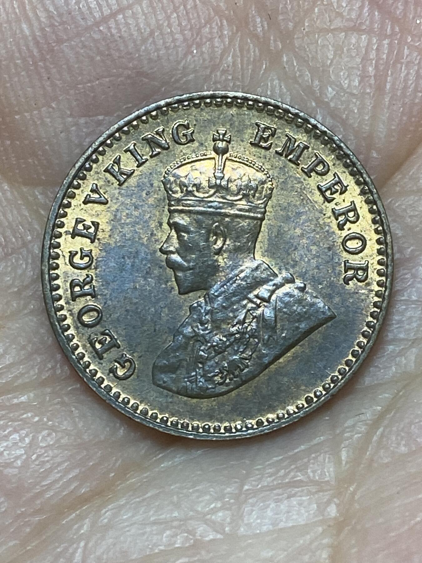 2026年第二十六场(总第一百九十五场）外国好品散币场(免佣金) 英属印度1920年1/12安娜(乔治五世时期，C版加尔各答造)