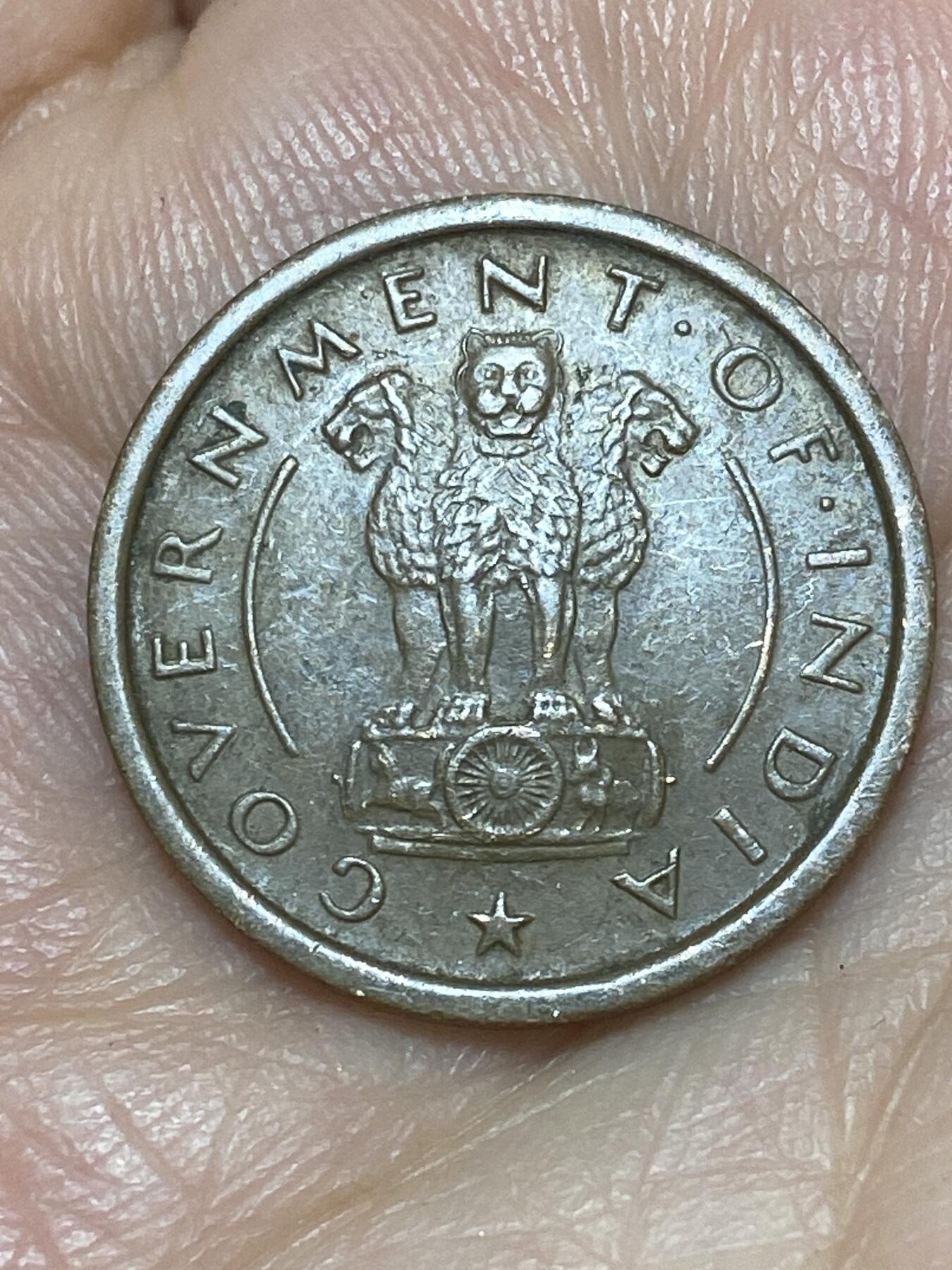 2026年第二十六场(总第一百九十五场）外国好品散币场(免佣金) 印度🇮🇳1953年1派斯(独立后首套第四版首发年，钻石标B版孟买造)