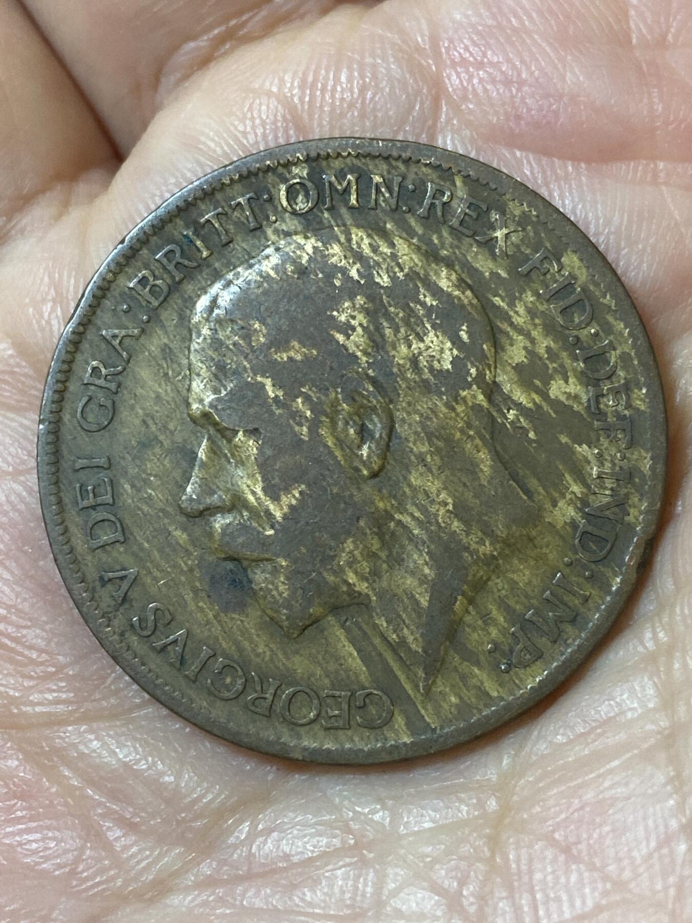 2026年第二十五场(总第一百九十四场）外国好品散币场(免佣金) 英国🇬🇧1921年1便士(乔治五世第一版)