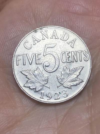 2026年第二十六场(总第一百九十五场）外国好品散币场(免佣金) - 加拿大🇨🇦1923年5分(乔治五世第三版)