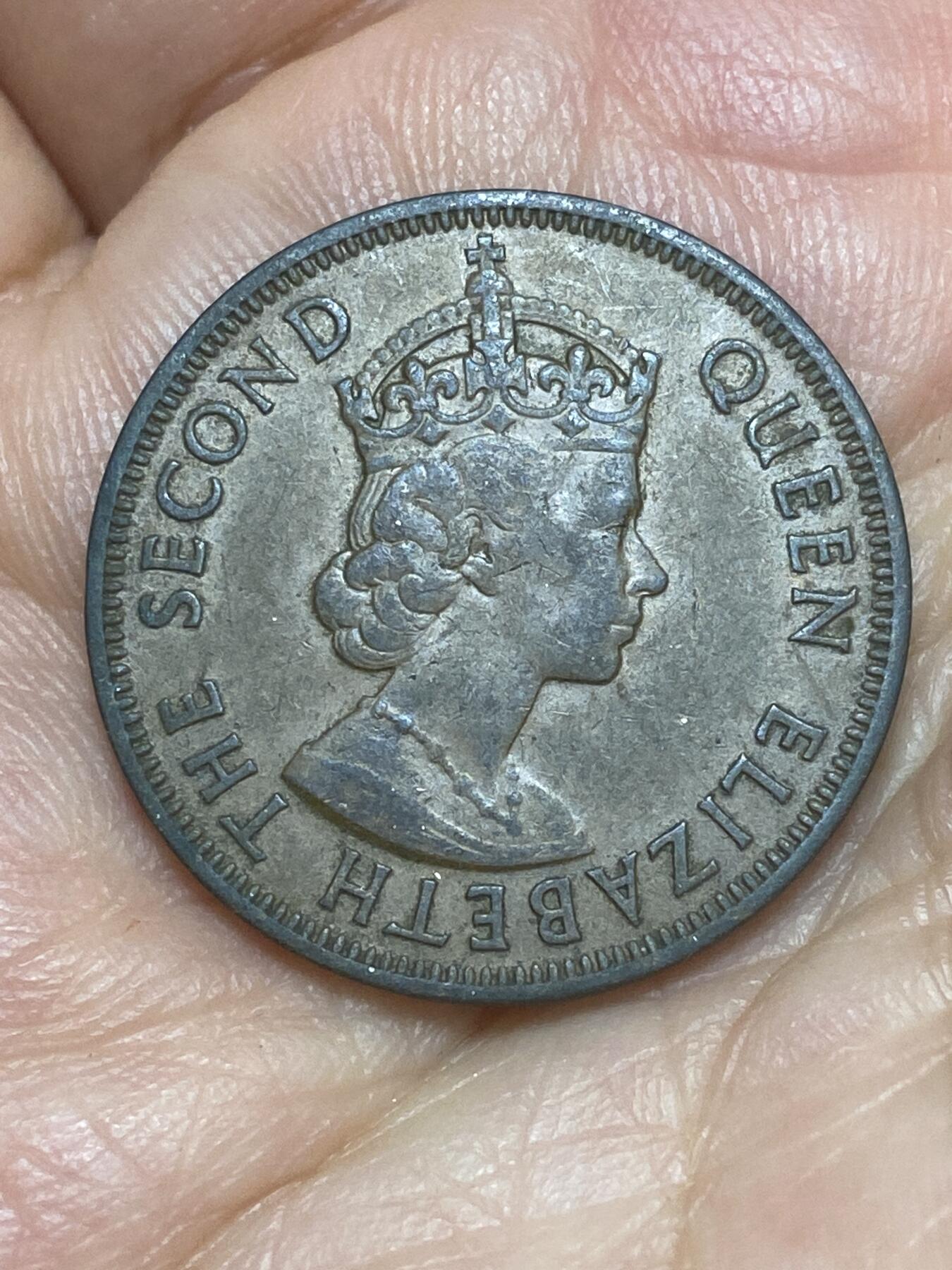 2026年第二十六场(总第一百九十五场）外国好品散币场(免佣金) 英属塞浦路斯1955年5米尔(伊丽莎白二世青年带冠，首发年仅发行2年)