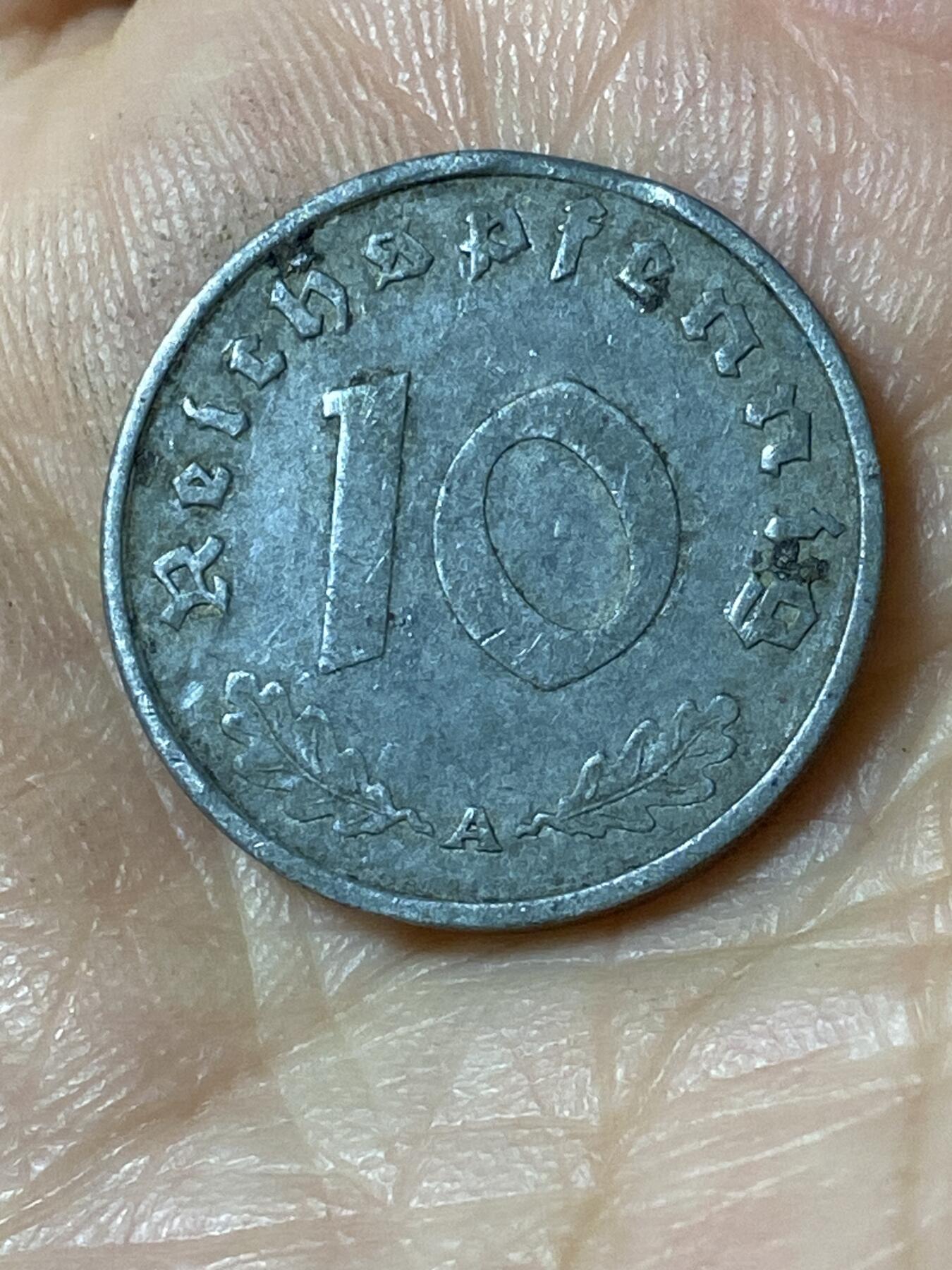 2026年第二十五场(总第一百九十四场）外国好品散币场(免佣金) 德意志第三帝国1941年10芬尼(A标，柏林造)