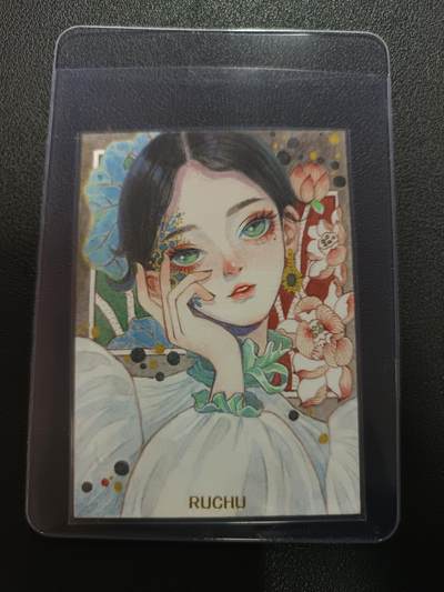 天玑星卡拍第172期《2.23周一截拍》持续收拍收评中 满赠卡需备注 - 【手绘卡】如初 卡背画师亲签 手绘卡