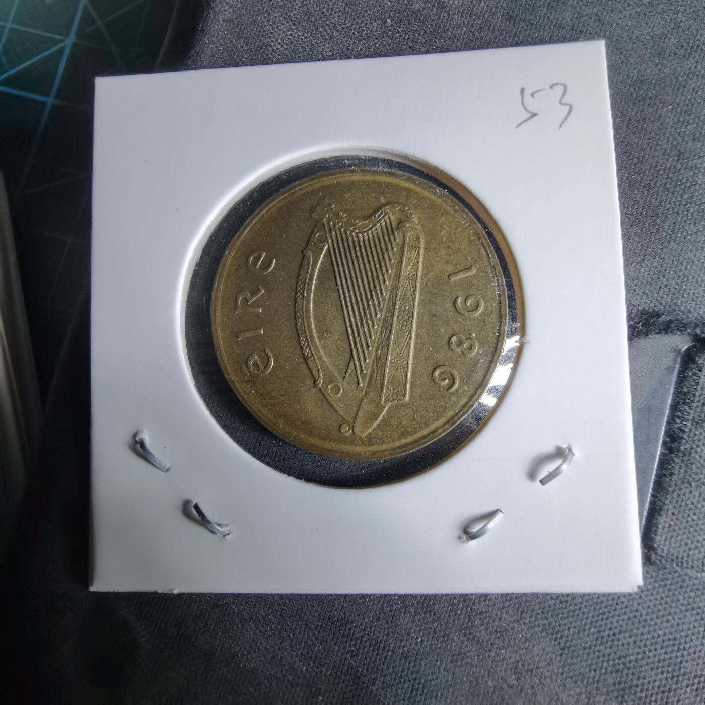 沼泽如烟--第995场 爱尔兰1986年20便士