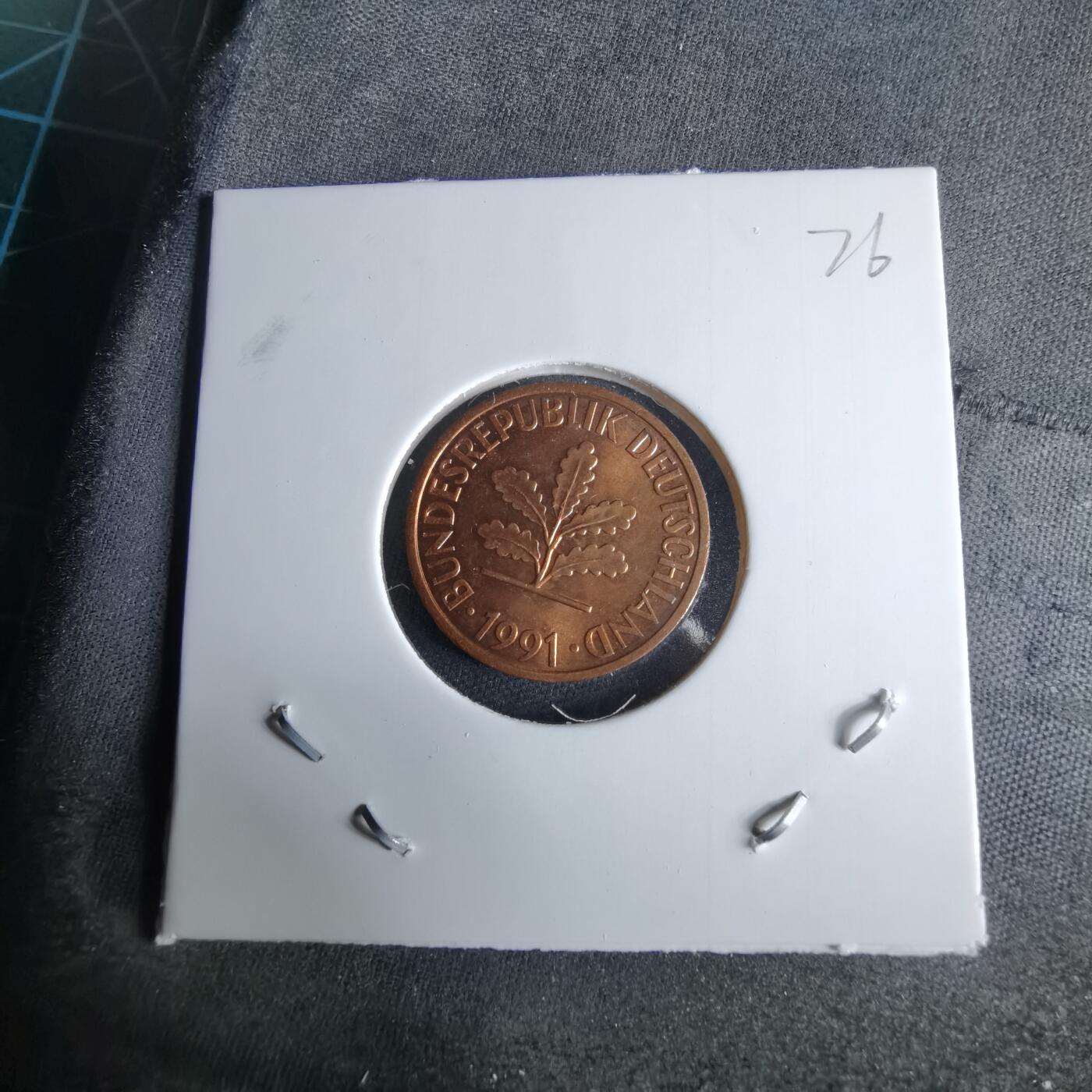 沼泽如烟--第995场 德国1991年2芬尼