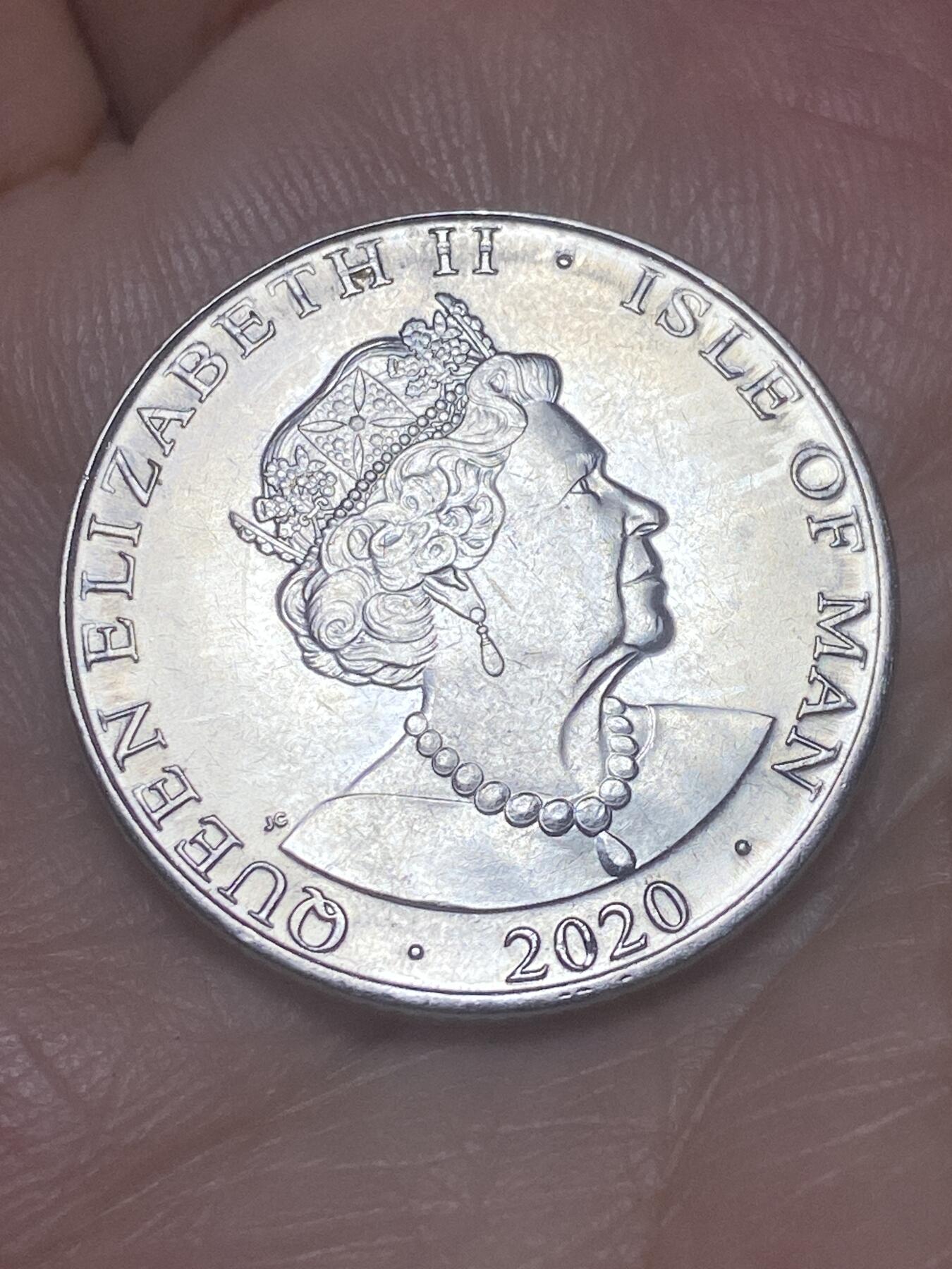 2026年第二十六场(总第一百九十五场）外国好品散币场(免佣金) 英属马恩岛🇮🇲2020年10便士(伊丽莎白二世老年第四套)