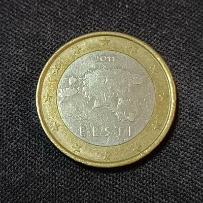 【游宝拍卖】丙午蛇马年第2期 - 爱沙尼亚2011年1欧元
