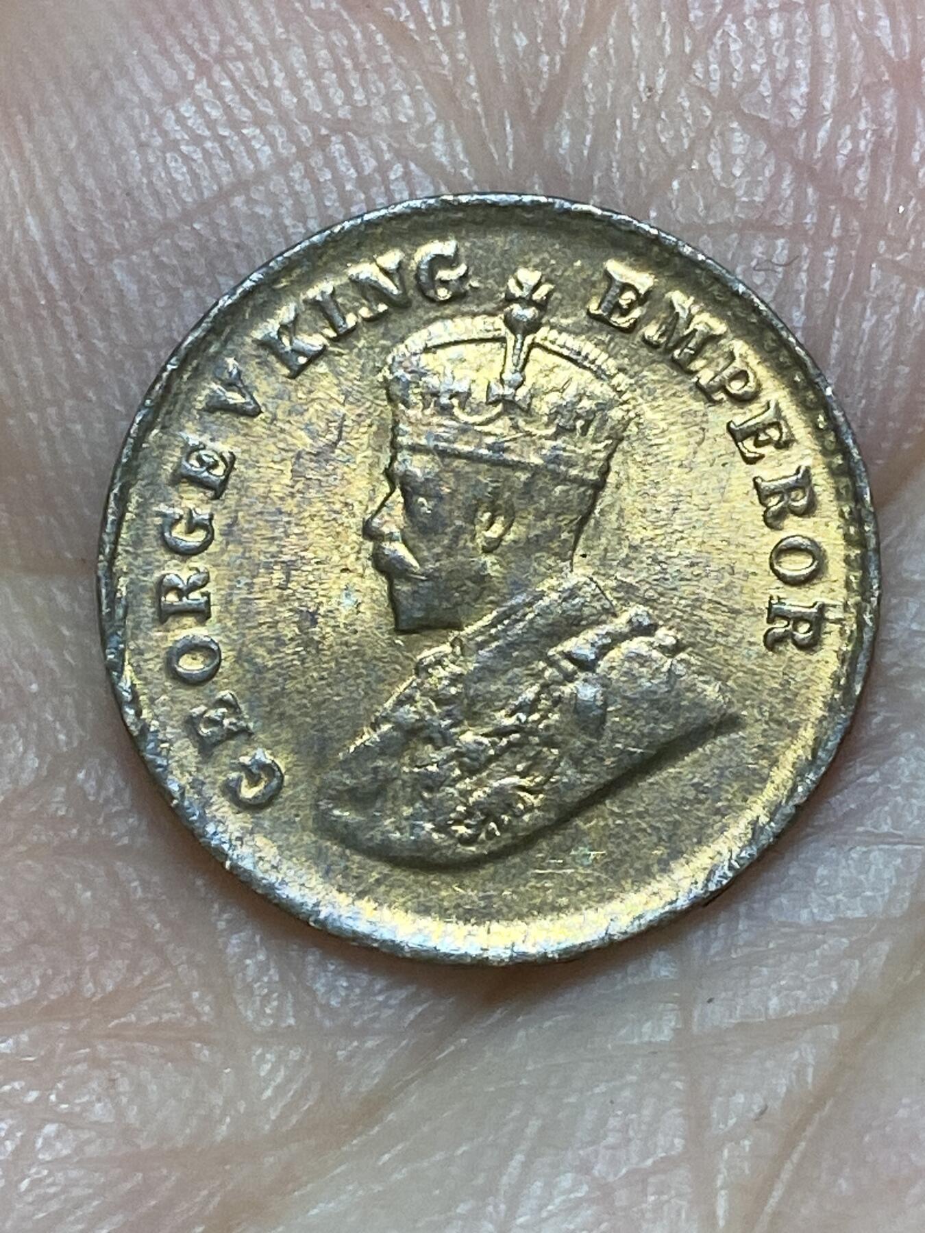 2026年第二十六场(总第一百九十五场）外国好品散币场(免佣金) 原光好品–英属印度1920年1/12安娜(乔治五世时期，C版加尔各答造)