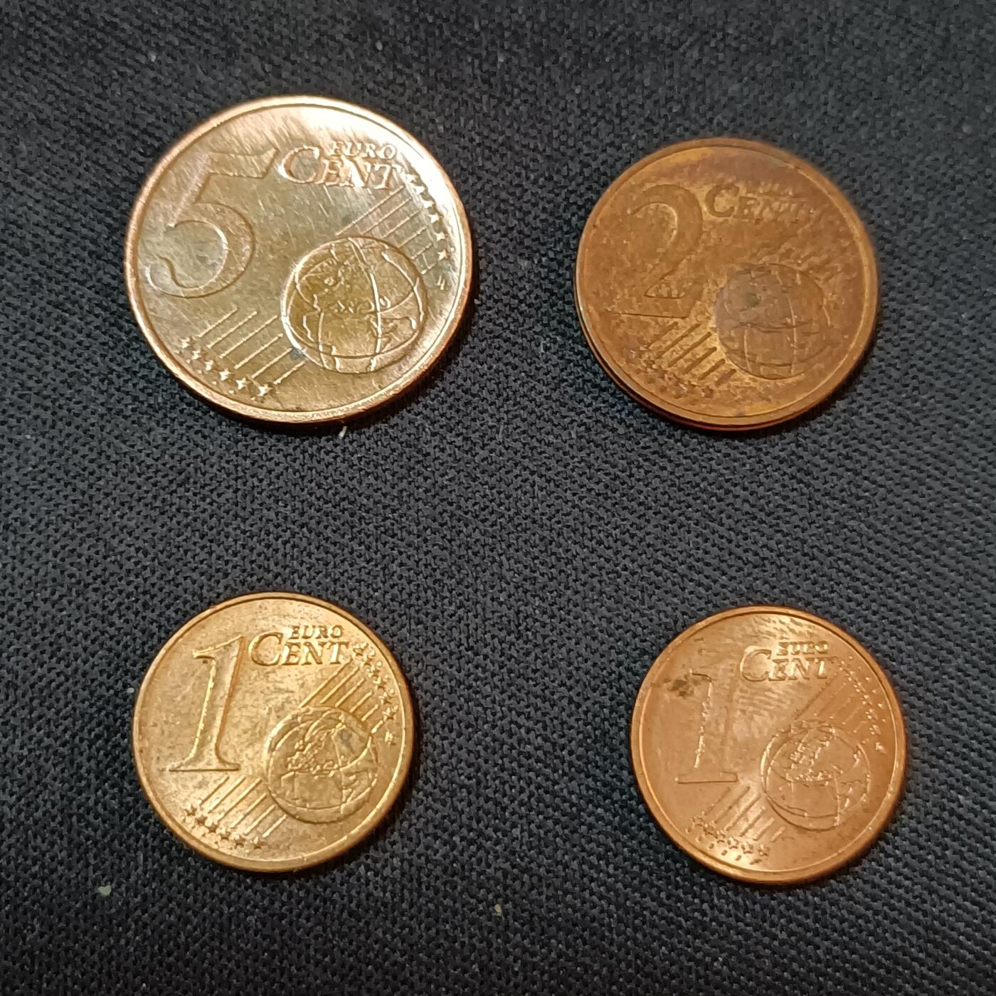 【游宝拍卖】丙午蛇马年第2期 奥地利 1欧分/2欧分/5欧分