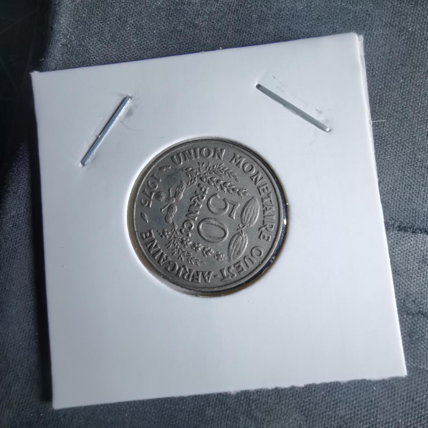 沼泽如烟--第995场 西非1975年50法郎