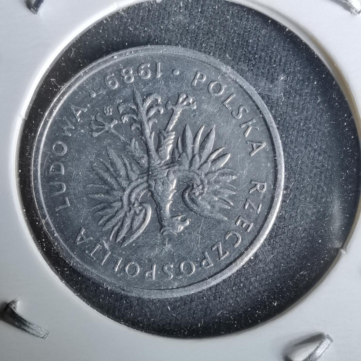 沼泽如烟--第993场 波兰1989年5兹罗提