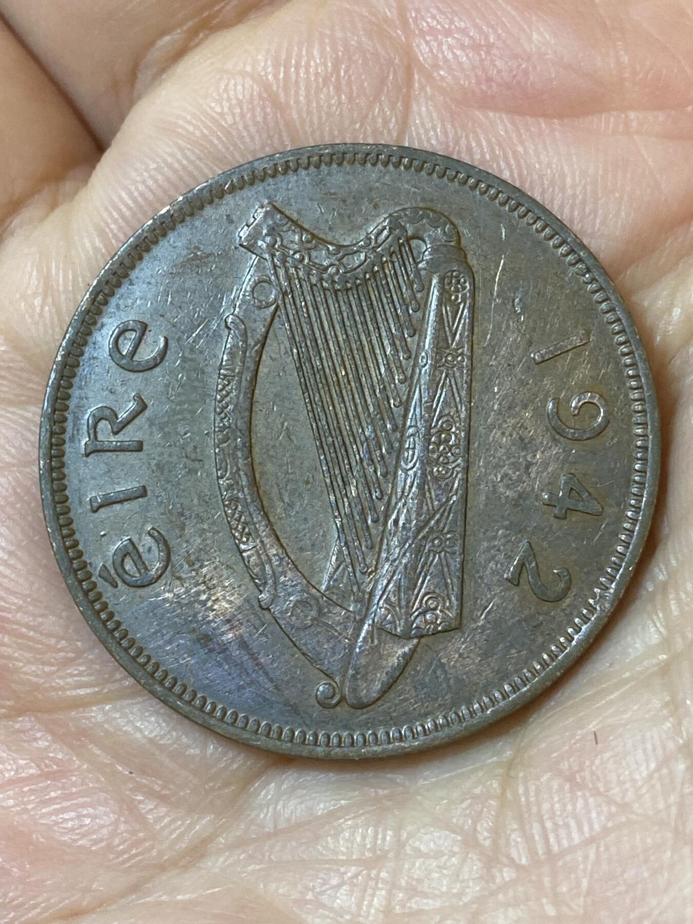 2026年第二十五场(总第一百九十四场）外国好品散币场(免佣金) 爱尔兰🇮🇪1942年1便士(共和国时期第一套)