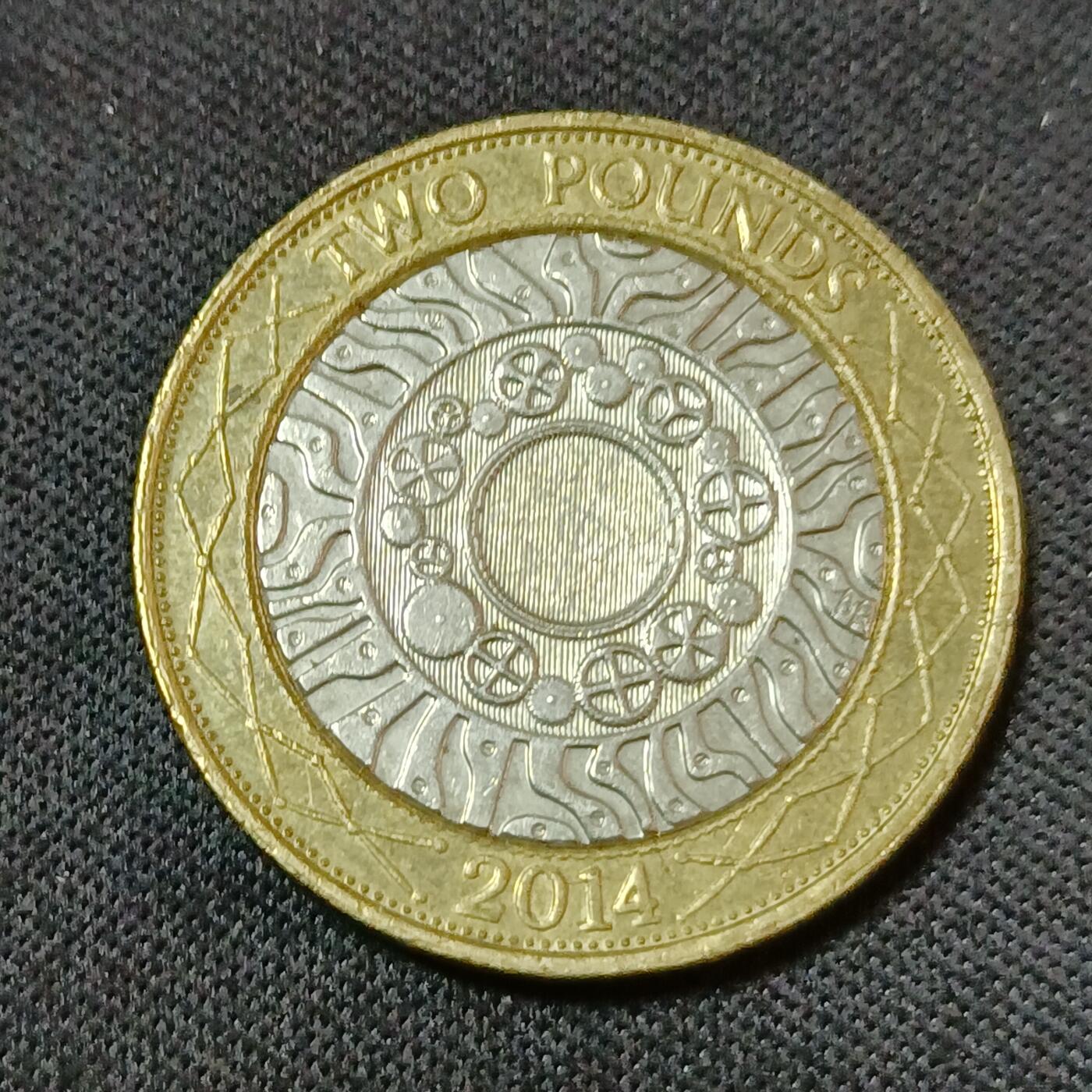 【游宝拍卖】丙午蛇马年第2期 英国2014年2英镑