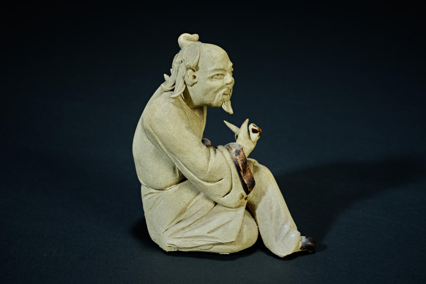 上海都达杂项专场三十一【全场包邮】  石湾窑山公人物小摆件89-125