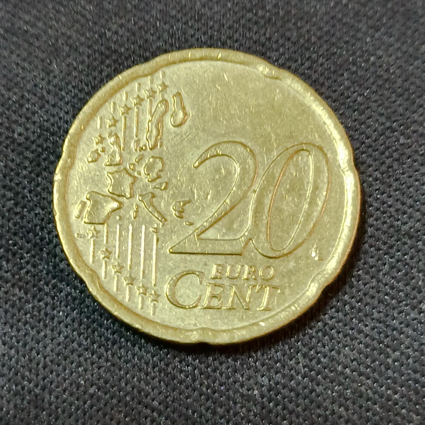 【游宝拍卖】丙午蛇马年第2期 爱尔兰2006年20欧分