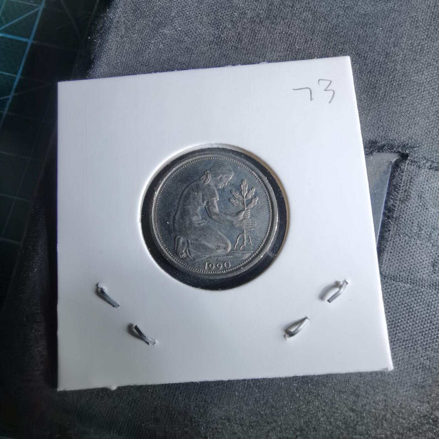 沼泽如烟--第995场 德国1990年50芬尼