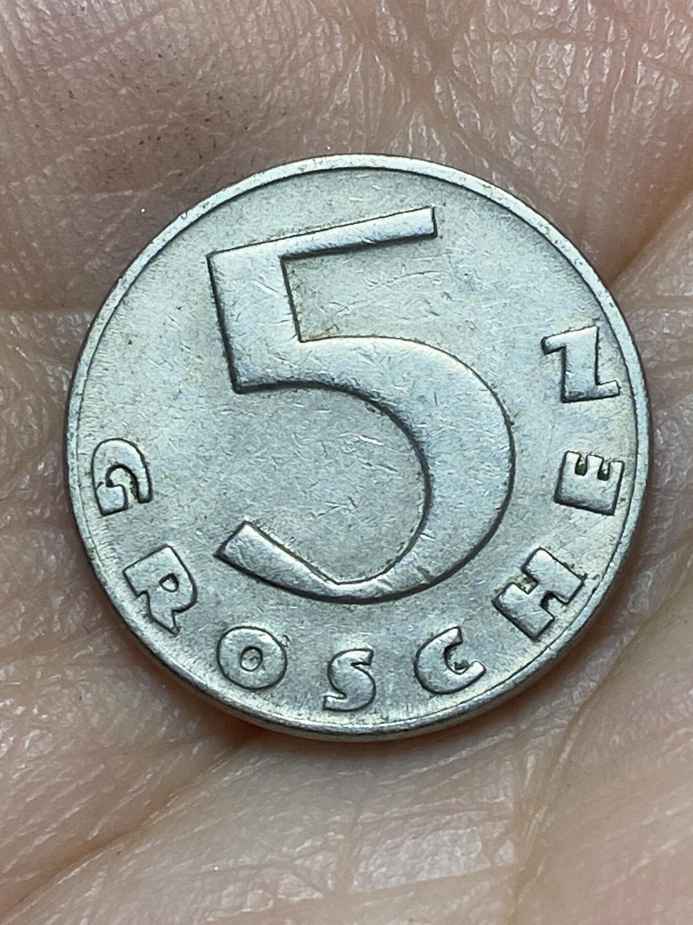 2026年第二十六场(总第一百九十五场）外国好品散币场(免佣金) 奥地利🇦🇹1932年5格罗申(二战前共和国时期第二套)