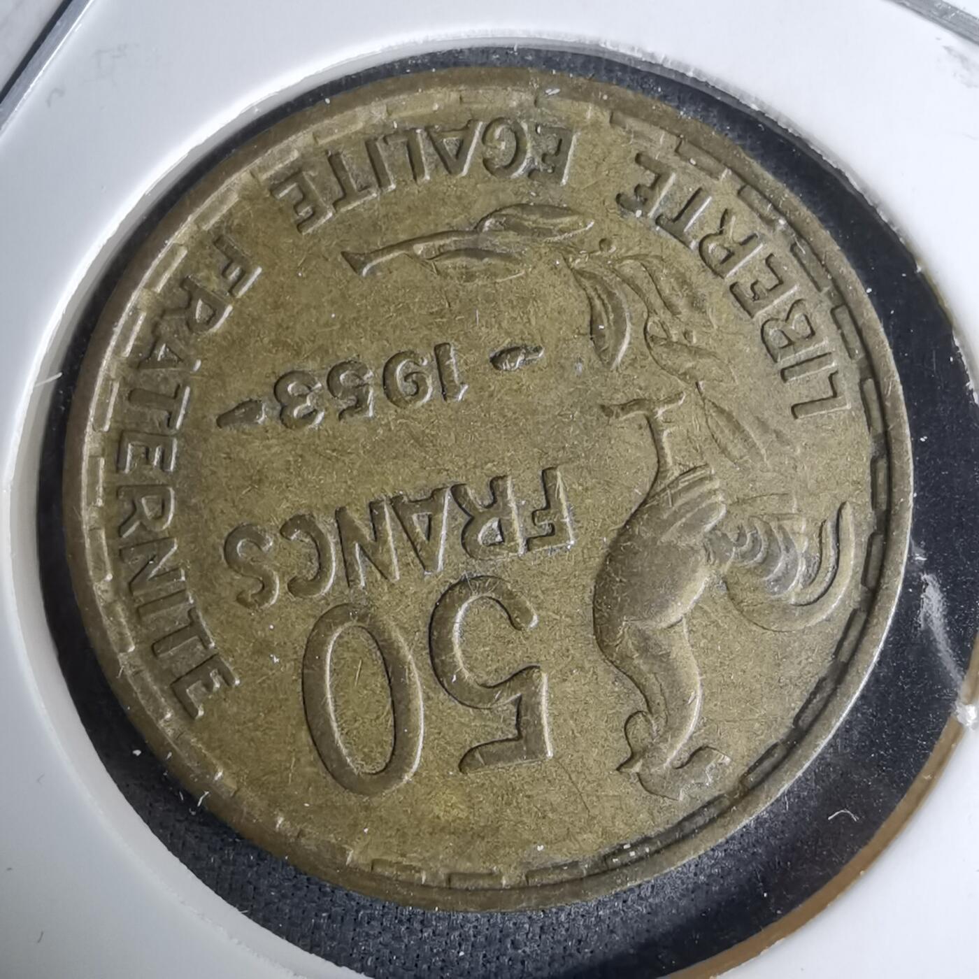 沼泽如烟--第996场 法国1953年50法郎