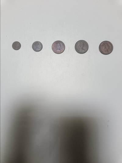 【20260218】非全新纸币和硬币第336场 - 英国5枚硬币