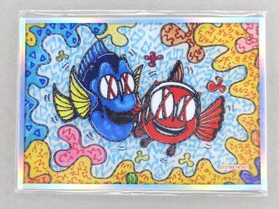 买就送PR！！龙虎卡牌-七六场（满200元包邮，无佣金，每周六结拍，欢迎送拍） - 【编号05】A6色纸 waiwai 次元王 - 迪士尼