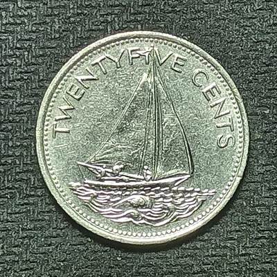 逸泉钱币2026年B组世界各国纪念币硬币第十一场1616-1886 - 1786巴哈马25分