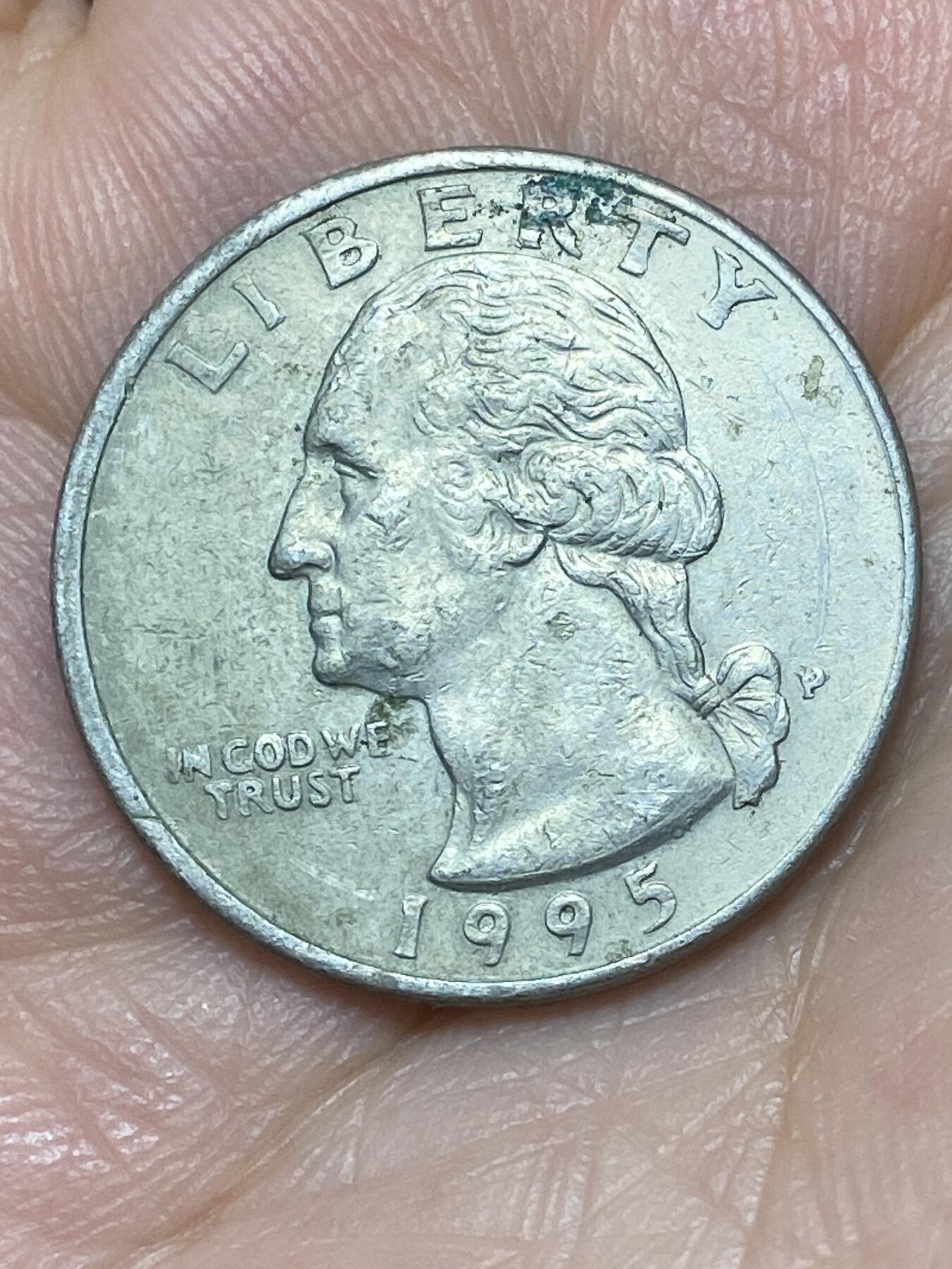 2026年第二十七场(总第一百九十六场）外国好品散币场(免佣金) 美国🇺🇸1995年1/4元(华盛顿1/4元第三版，P标费城造)