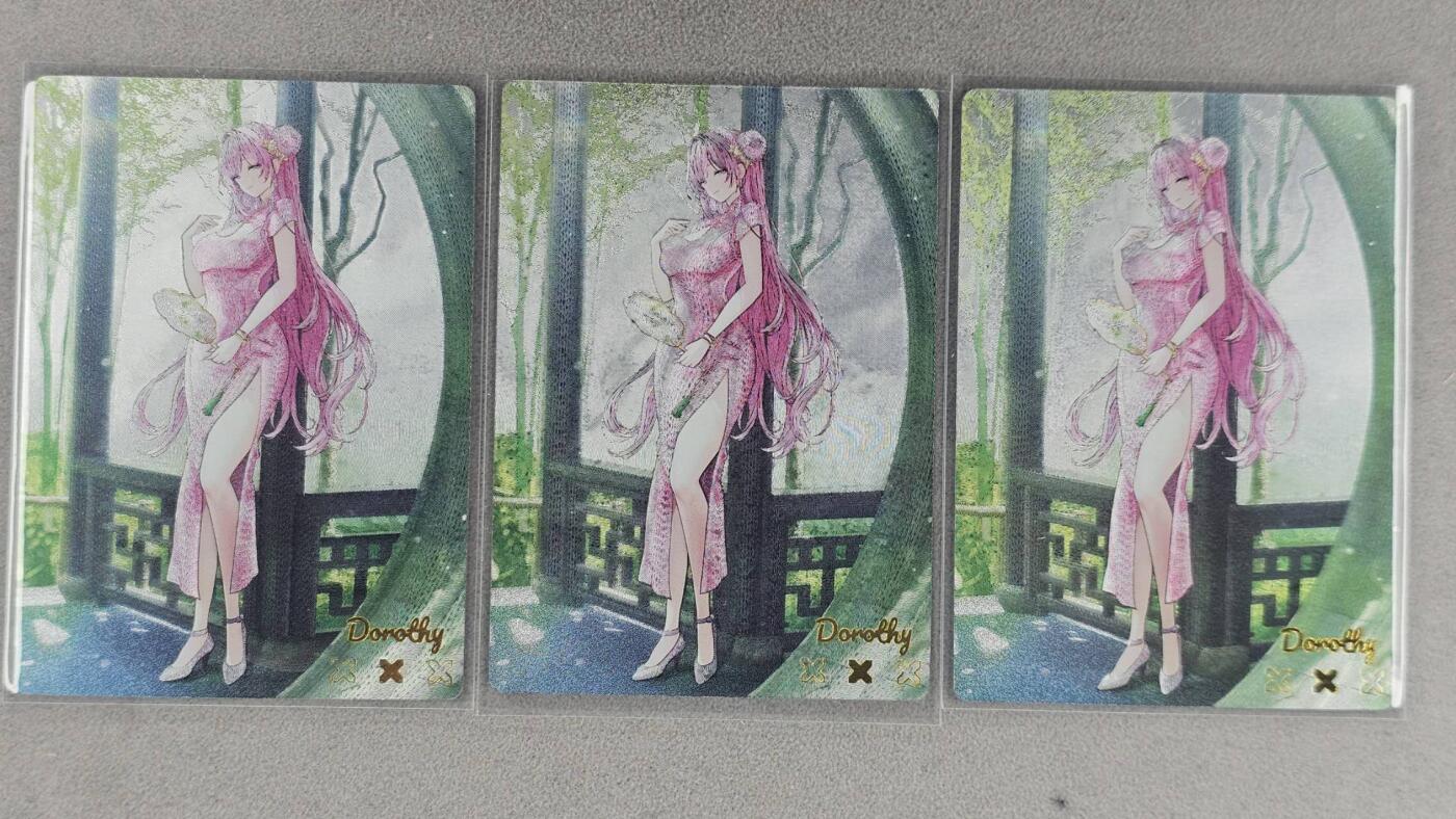 买就送PR！！龙虎卡牌-七六场（满200元包邮，无佣金，每周六结拍，欢迎送拍） 粗闪3张 奇点 桃乐丝