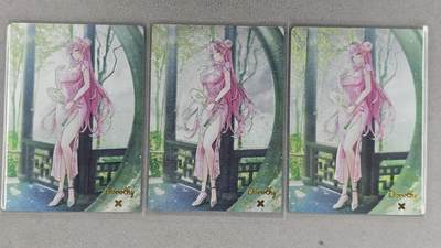 买就送PR！！龙虎卡牌-七六场（满200元包邮，无佣金，每周六结拍，欢迎送拍） - 粗闪3张 奇点 桃乐丝