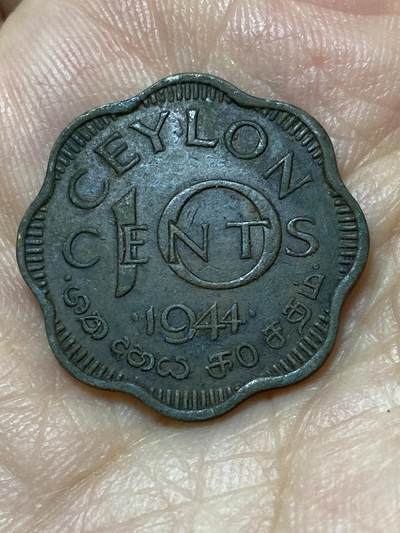 2026年第二十七场(总第一百九十六场）外国好品散币场(免佣金) - 英属锡兰1944单年份10分(乔治六世第二版)